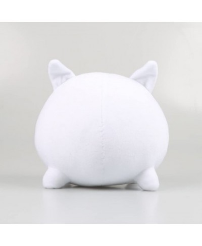 The Battle Cats Plush Battle Cat Game Peripheral Figure White Battle Cat Game Plush Toy for Kids Fans Collection Gift (7.8inc...