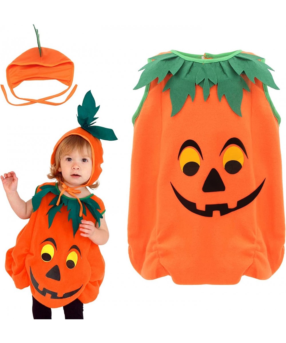 Pumpkin Costume for Toddler Boy Halloween Cosplay Fancy Dress $33.60 - Kids' Costumes