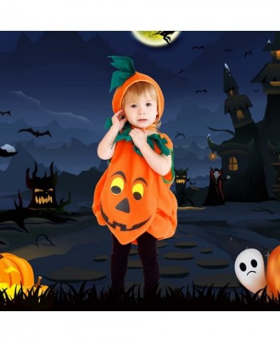 Pumpkin Costume for Toddler Boy Halloween Cosplay Fancy Dress $33.60 - Kids' Costumes