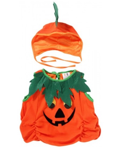 Pumpkin Costume for Toddler Boy Halloween Cosplay Fancy Dress $33.60 - Kids' Costumes