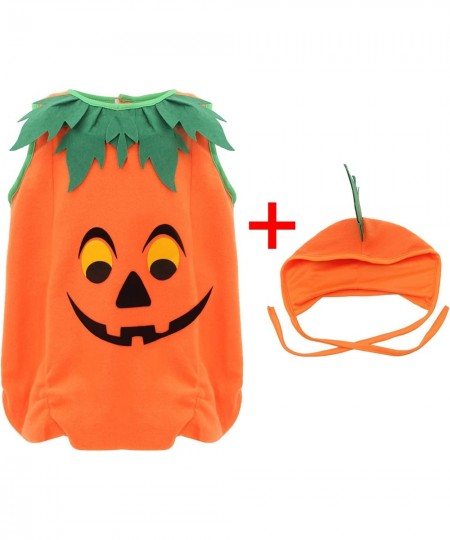 Pumpkin Costume for Toddler Boy Halloween Cosplay Fancy Dress $33.60 - Kids' Costumes