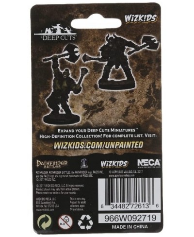 Pathfinder Deep Cuts Unpainted Miniatures: Wave 3: Half-Orc Male Barbarian $15.78 - Board Games