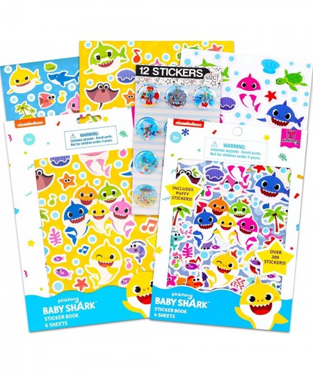 Baby Shark Stickers for Toddlers Variety Set ~ Bundle with Over 800 Baby Shark Stickers Including 3D Puffy Stickers | Baby $1...