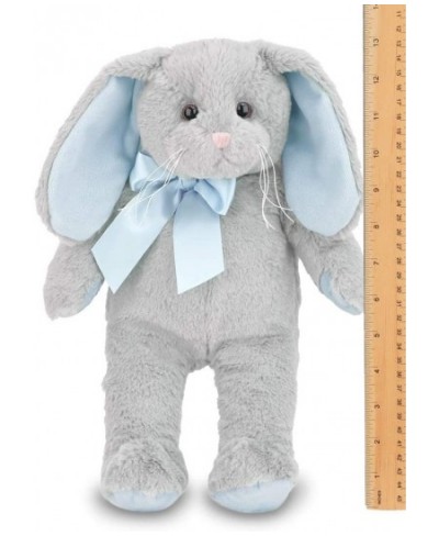 Bearington Lil Hopsy Blue and Gray Plush Stuffed Animal Bunny Rabbit 12 inches $28.63 - Stuffed Animals & Teddy Bears