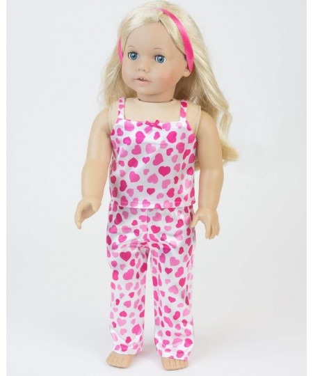 Fleece Snowflake Print Pajama Pants Long-Sleeved Polar Bear Tee & Fuzzy Slippers Pajama Set for 18” Dolls Pink/Blue $41.33 - ...