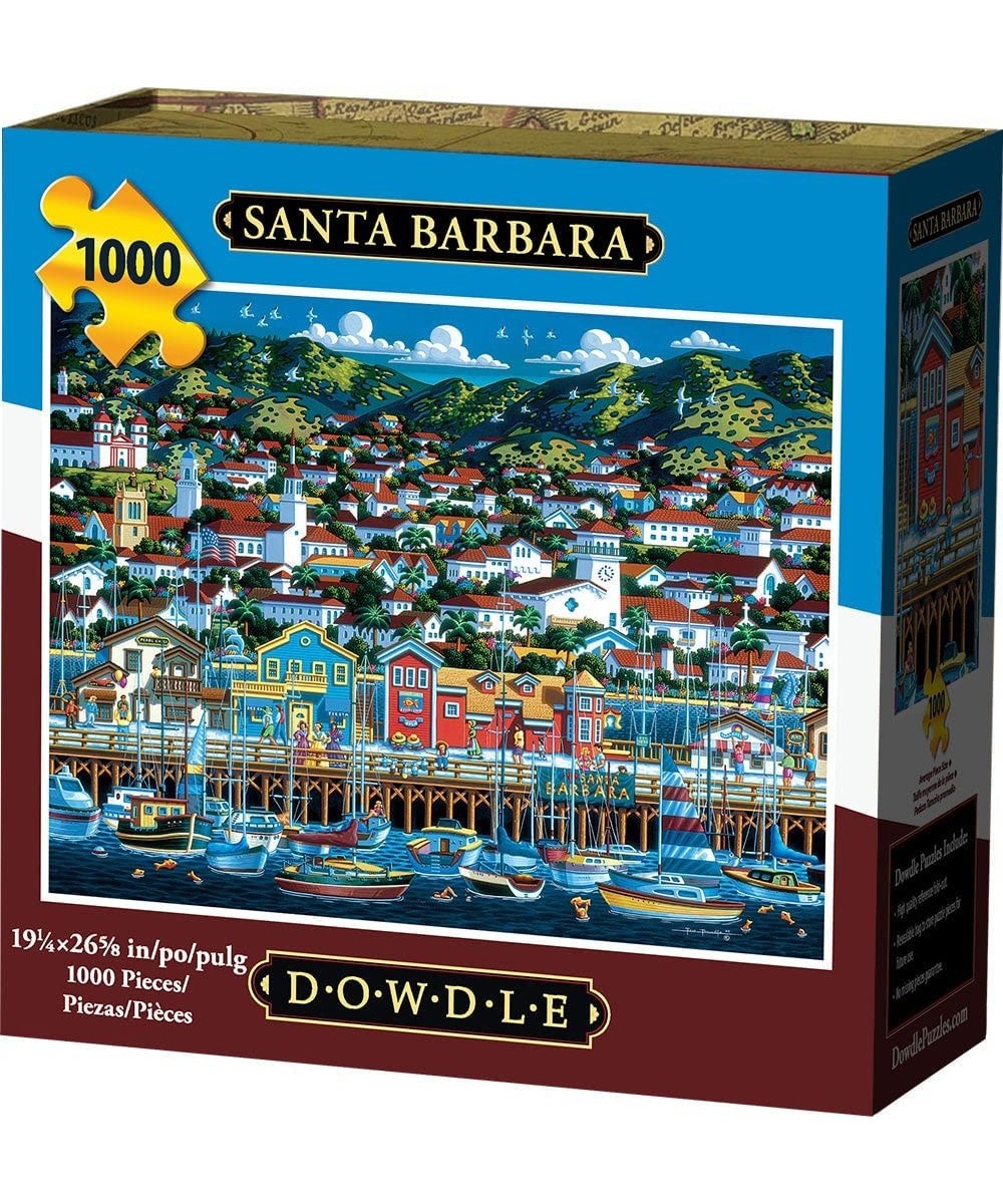 Dowdle Jigsaw Puzzle - Santa Barbara - 1000 Piece $40.44 - Jigsaw Puzzles