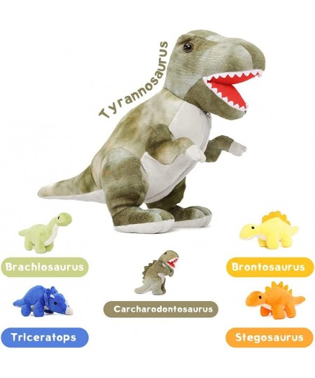 Dinosaur Stuffed Animal Soft Plush T-Rex Zippered Belly Inside with 5 Cute Baby Dinosaur Great Gift Set for Kids 19.6inch $65...