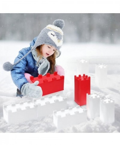 Snow Fort Building Block Snow Brick Maker Sand Castle Mold Beach and Snow Toy Brick Form for Kids Outdoor Winter and Summer F...