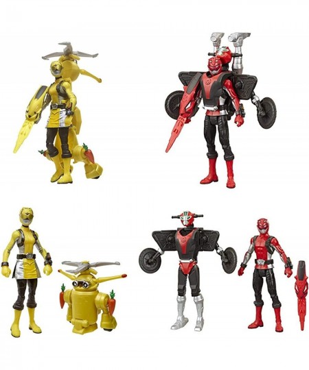 Power Rangers Beast Morphers Action Figures - Red & Yellow Ranger with Beast Bots 15-cm Action Figure Twin Pack $51.29 - Acti...