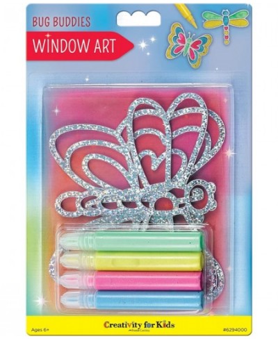 Window Art Bug Buddies - Create Your Own Window Art Suncatcher Kits for Kids Stocking Stuffers for Kids $15.36 - Craft Kits