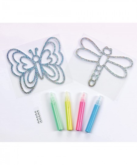 Window Art Bug Buddies - Create Your Own Window Art Suncatcher Kits for Kids Stocking Stuffers for Kids $15.36 - Craft Kits