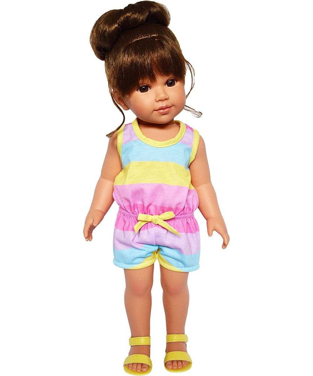 Doll Clothes Rainbow Jumper with Yellow Sandals Included Fits 18 Inch Girl Dolls $17.22 - Dolls