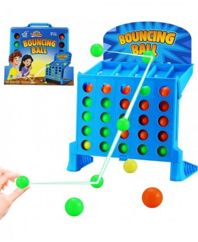 Linking 4 Shots Game Bounce Off Party Game Jumping Ball Tabletop Game for Kids 4 in a Row Parent-Child Interaction Board Game...