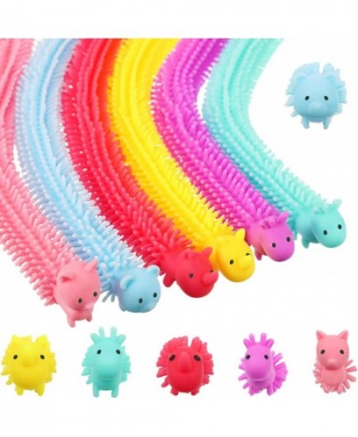 12 Pack Monkey Noodles Stretchy Strings Fidget Toys with Cute Animal Faces Sensory Noodle Stretchy Toys to Relieve Stress for...