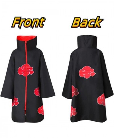 Unisex Akatsuki Cloak Kids - Anime Uniform with Accessories Long Cloak Halloween Cosplay Costumes for Boys Girls $56.50 - Kid...