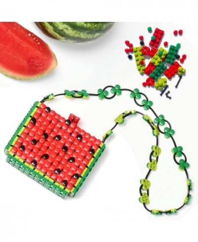 Watermelon Purse Building Kit for Kids 8+ Flexible Construction Toy Kit DIY Fashion STEM Activity $70.95 - Toy Building Sets