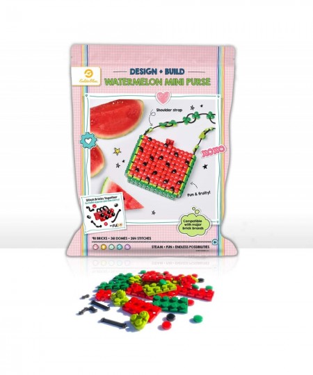 Watermelon Purse Building Kit for Kids 8+ Flexible Construction Toy Kit DIY Fashion STEM Activity $70.95 - Toy Building Sets