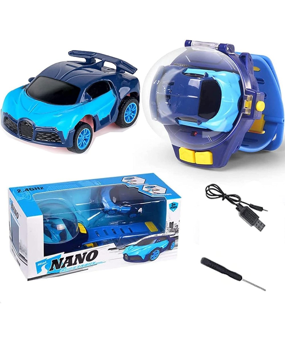 2022 New Mini Remote Control Car Watch Toys 2.4 GHz Detachable Watch Car Toys Cute Wrist Racing Car Watch Cartoon RC Small Ca...