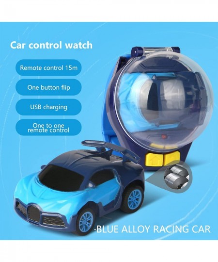 2022 New Mini Remote Control Car Watch Toys 2.4 GHz Detachable Watch Car Toys Cute Wrist Racing Car Watch Cartoon RC Small Ca...