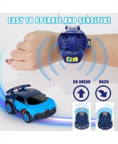 2022 New Mini Remote Control Car Watch Toys 2.4 GHz Detachable Watch Car Toys Cute Wrist Racing Car Watch Cartoon RC Small Ca...