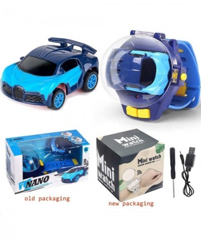 2022 New Mini Remote Control Car Watch Toys 2.4 GHz Detachable Watch Car Toys Cute Wrist Racing Car Watch Cartoon RC Small Ca...