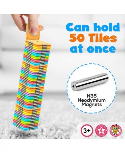 Magnetic Building Blocks for Kids - Preschool Learning Toys Shapes Block Educational Magnet Tiles Kids Toy Set - Durable Non-...