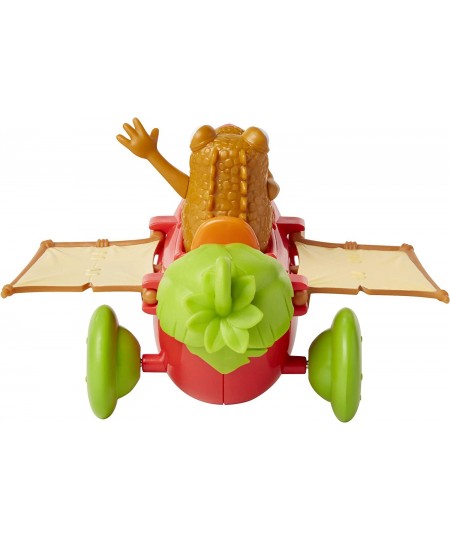 Bill's Bubble Toy Vehicle Wings Flap Bounces Up & Down 6.5" Long 4" Tall - Easy for Little Hands to Push Along - Dino Car Toy...