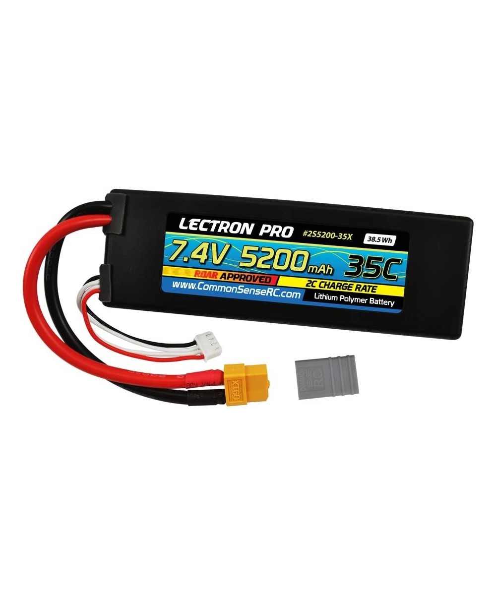 Lectron Pro 7.4V 5200mAh 35C Lipo Battery with XT60 Connector + CSRC adapter for XT60 batteries to Traxxas vehicles $77.21 - ...