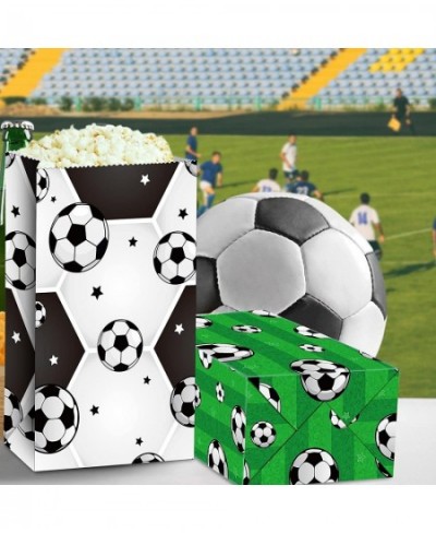 24 Pieces Paper Soccer Goodie Bag Soccer Party Favor Bag Soccer Treat Candy Bags Football Snack Bags Soccer Paper Print Gift ...