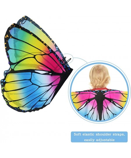 Kids Monarch Butterfly Wings for Littles Girls Halloween Dress Up Costumes for Play Fairy Princess Party Favors $19.22 - Kids...