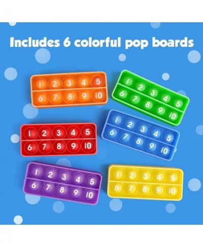 Ten-Frame Pop Board - Math Manipulative for Elementary Math Fidget Sensory Toy Montessori Educational Toy Gift for Kindergart...