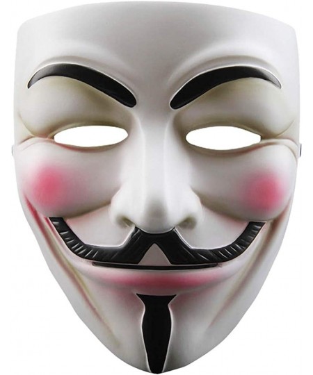 V for Vendetta White Resin Mask Guy Fawkes Anonymous Cosplay Costume Party Masks $58.02 - Kids' Dress-Up Accessories