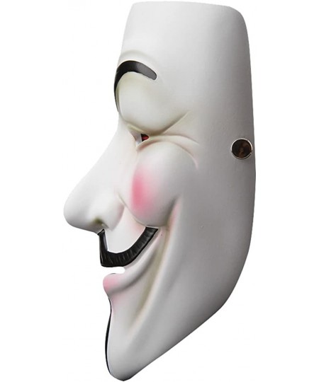 V for Vendetta White Resin Mask Guy Fawkes Anonymous Cosplay Costume Party Masks $58.02 - Kids' Dress-Up Accessories