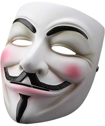 V for Vendetta White Resin Mask Guy Fawkes Anonymous Cosplay Costume Party Masks $58.02 - Kids' Dress-Up Accessories