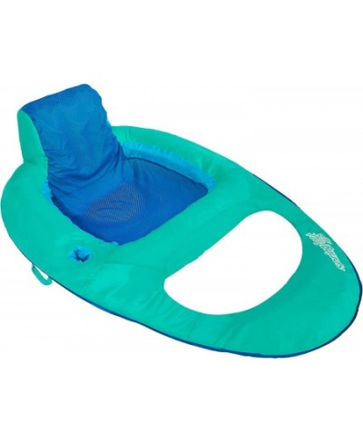 Spring Float Recliner Pool Lounge Chair with Hyper-Flate Valve Aqua $61.18 - Swimming Pool & Outdoor Water Toys