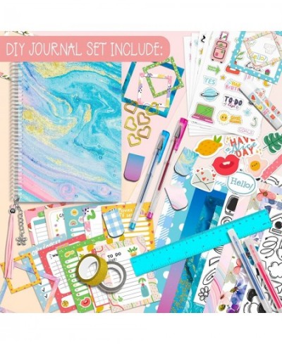 Gifts for Girls Age of 8 9 10 11 12 13 Years Old and Up DIY Journal Set Personalized Diary Stuff for Tweens Teens Decorate Yo...