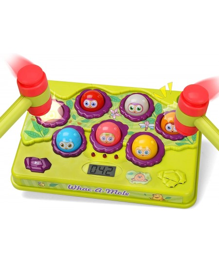 Whack A Mole Game for Toddlers Music Toys for 2 3 4 Year Old Boys and Girls Early Developmental Interactive Pound a Mole Game...