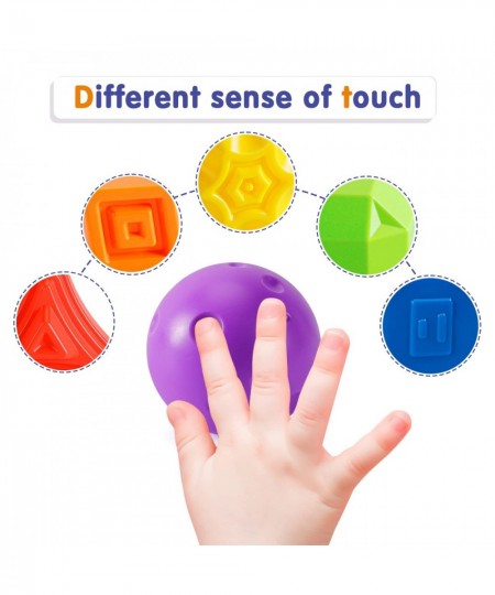 Montessori Sensory Toys Colorful Textured Balls Activity Cube Fine Motor Skills Baby Toys Newborn Christmas Gift for Infants ...