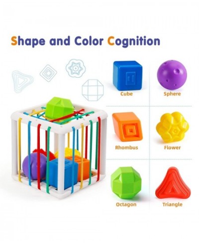 Montessori Sensory Toys Colorful Textured Balls Activity Cube Fine Motor Skills Baby Toys Newborn Christmas Gift for Infants ...