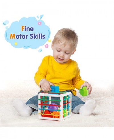 Montessori Sensory Toys Colorful Textured Balls Activity Cube Fine Motor Skills Baby Toys Newborn Christmas Gift for Infants ...