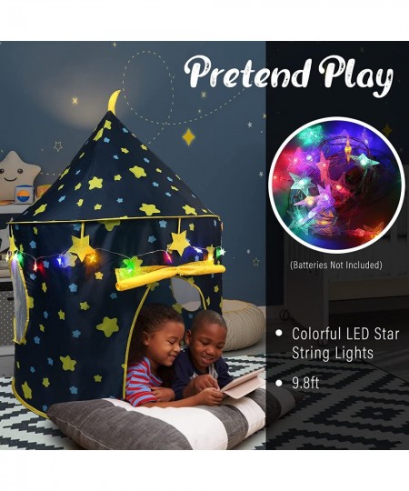 Play Tent for Boys with Star Lights and Storage Carrying Bag Pop Up Play Tent House for Kids Toddlers Indoor and Outdoor Use ...