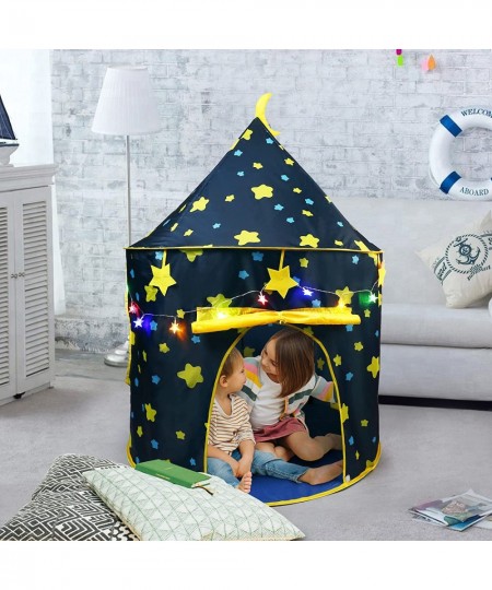 Play Tent for Boys with Star Lights and Storage Carrying Bag Pop Up Play Tent House for Kids Toddlers Indoor and Outdoor Use ...