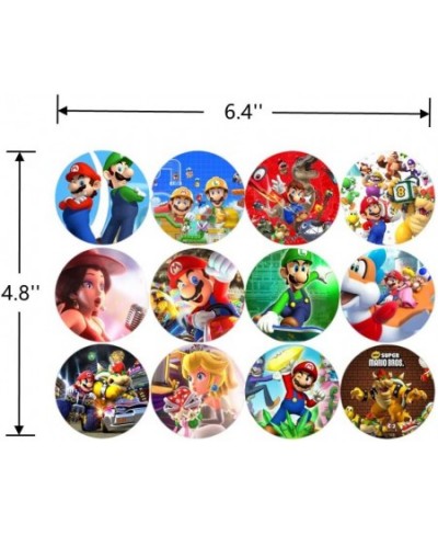 120 Pcs Super Great Mario Stickers Birthday Party Supplies for Kids Anime Cartoon S-uper Mario Stickers $16.51 - Kids' Stickers