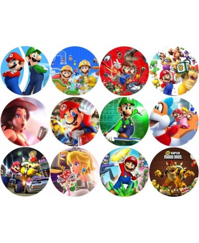 120 Pcs Super Great Mario Stickers Birthday Party Supplies for Kids Anime Cartoon S-uper Mario Stickers $16.51 - Kids' Stickers