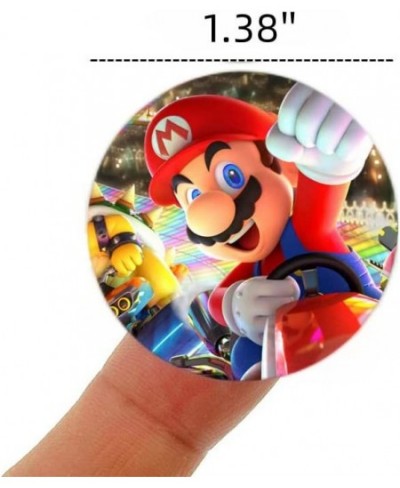 120 Pcs Super Great Mario Stickers Birthday Party Supplies for Kids Anime Cartoon S-uper Mario Stickers $16.51 - Kids' Stickers