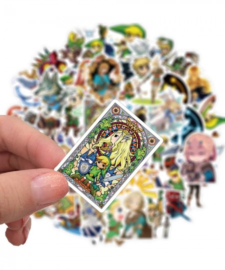 50PCS Japanese Cartoon Anime Game The Legend of Zelda Stickers for Laptop Water Bottle Luggage Snowboard Bicycle Skateboard D...