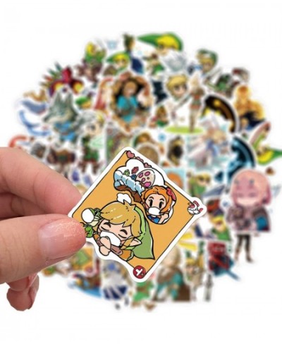 50PCS Japanese Cartoon Anime Game The Legend of Zelda Stickers for Laptop Water Bottle Luggage Snowboard Bicycle Skateboard D...