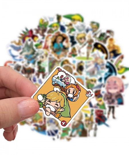 50PCS Japanese Cartoon Anime Game The Legend of Zelda Stickers for Laptop Water Bottle Luggage Snowboard Bicycle Skateboard D...