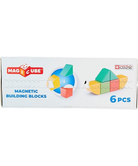 Magnetic Toys | Magnets for Kids | 6 Pieces | Magicube Shapes Starter Set | Early Learning STEM Educational Building Blocks |...