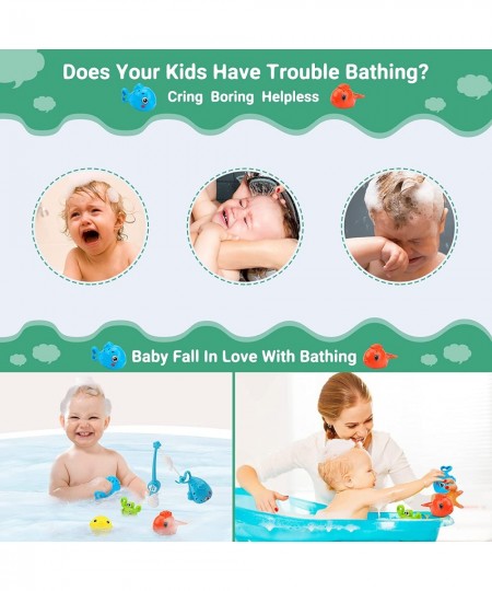 Baby Bath Toys for Toddler 1-3: Mold Free Bathtube Toys for Toddlers Kids Infant Age 1 2 3 Year Old Girl Boy| Bath Toys Fishi...